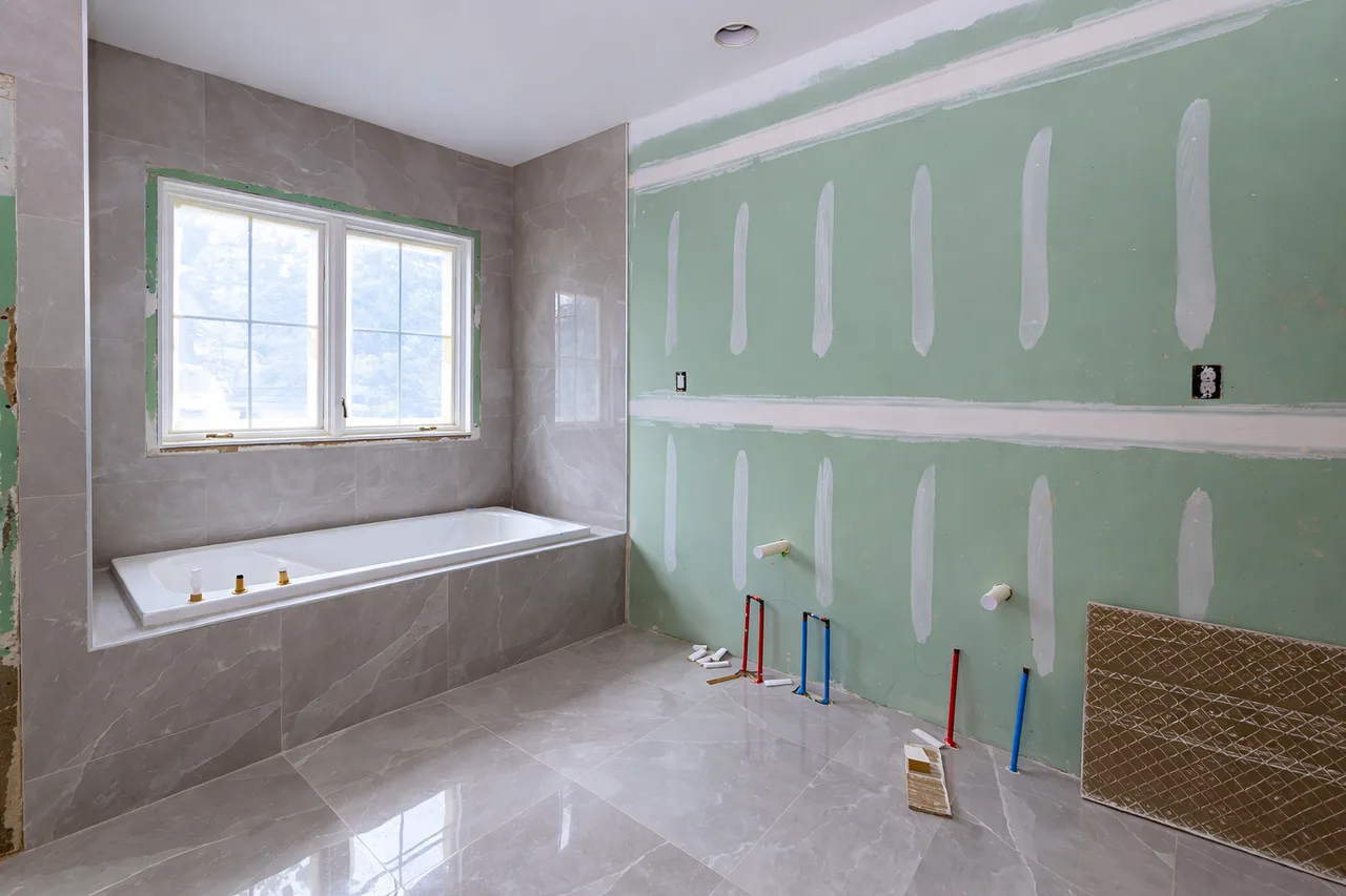 Salle de bain — chantier